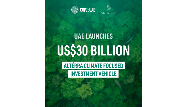 UAE Announces $30B Investment Vehicle for Climate Action