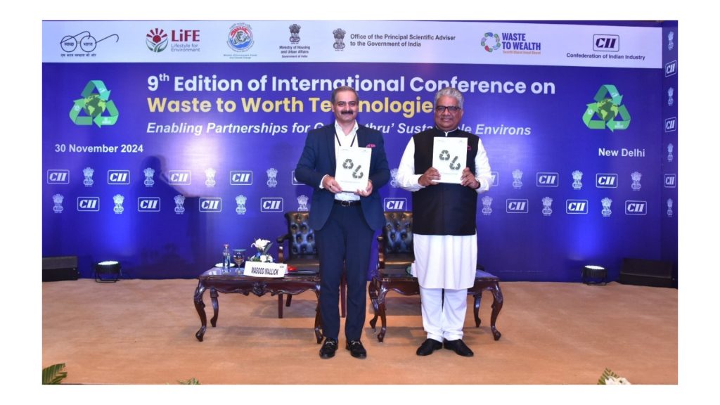 Masood Mallick and Bhupender Yadav unveiled the 2nd National Circular Economy Framework.